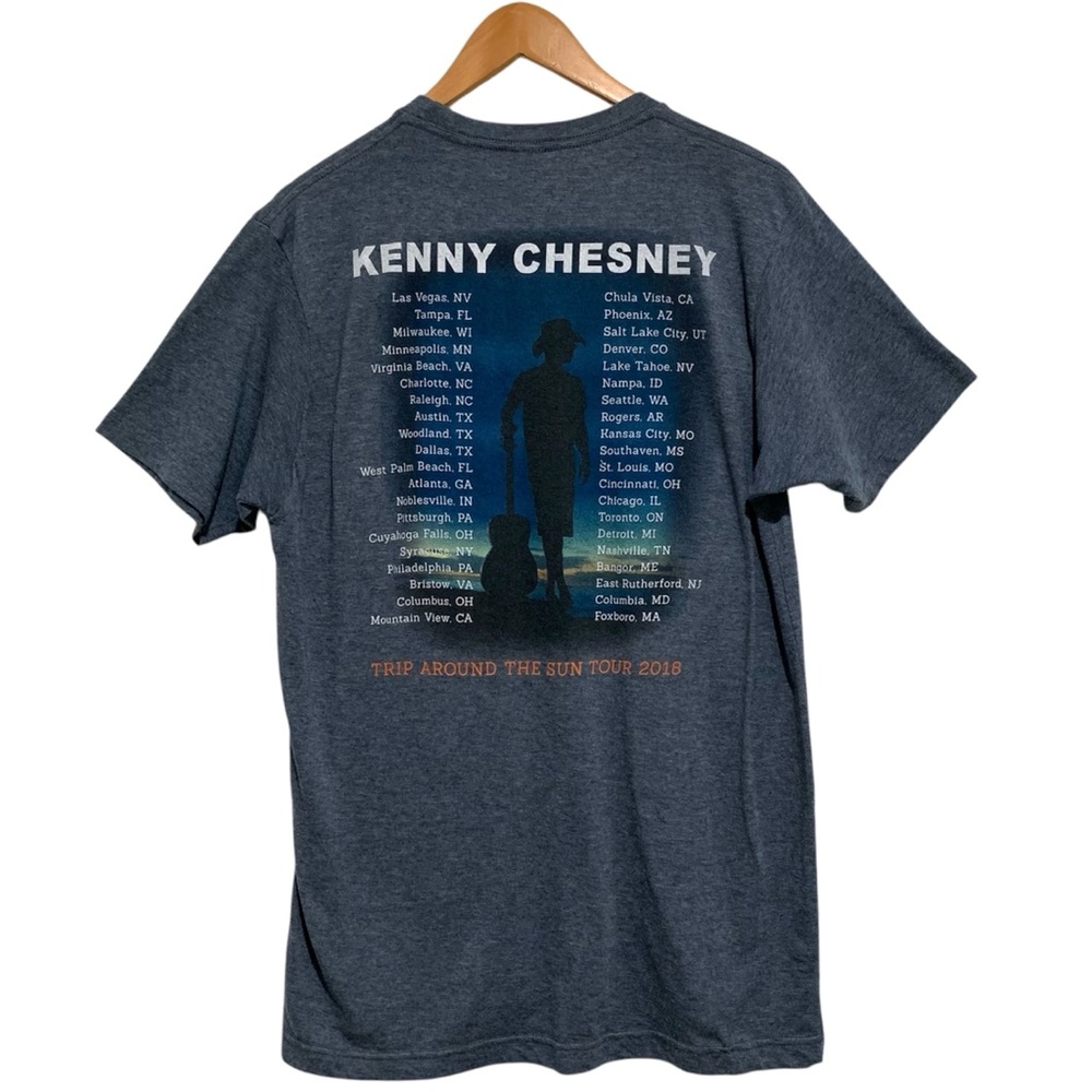 Kenny Chesney Trip Around The Sun Tour 2018 T-Shirt Size Large - Picture 2 of 6